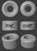 White Kraken bowl wheels 8mm 60D - CARAMEL FINGERBOARDS